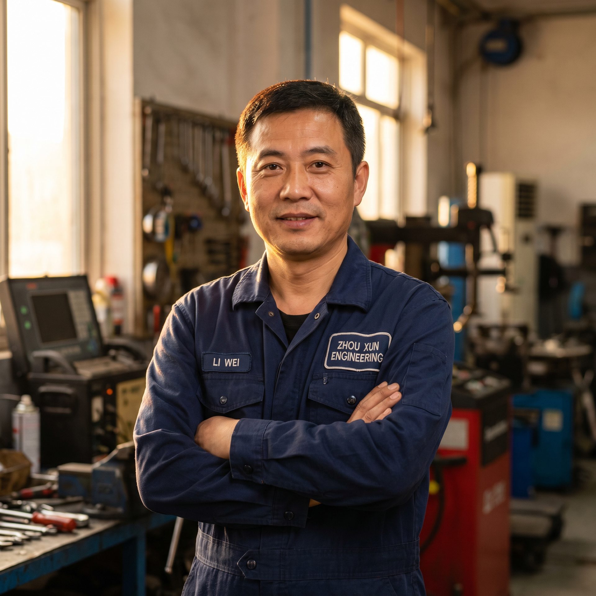 男同网首席改装工程师陈志远